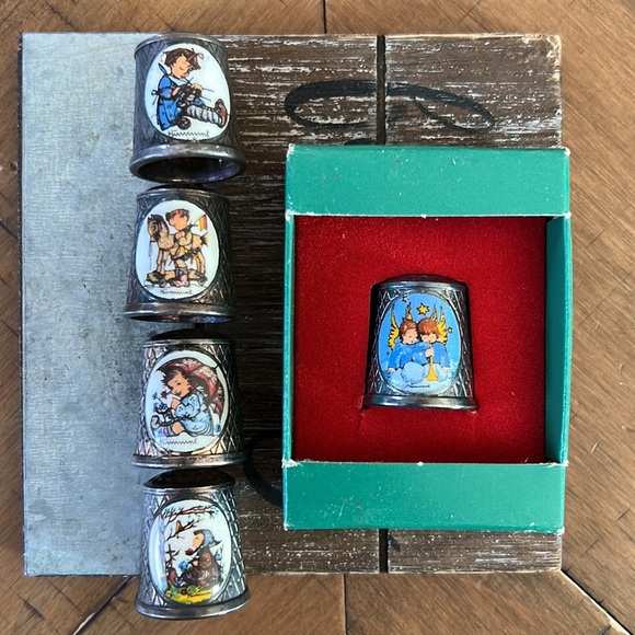 Hummel Other Authentic Hummel Silver Plated Thimbles Poshmark
